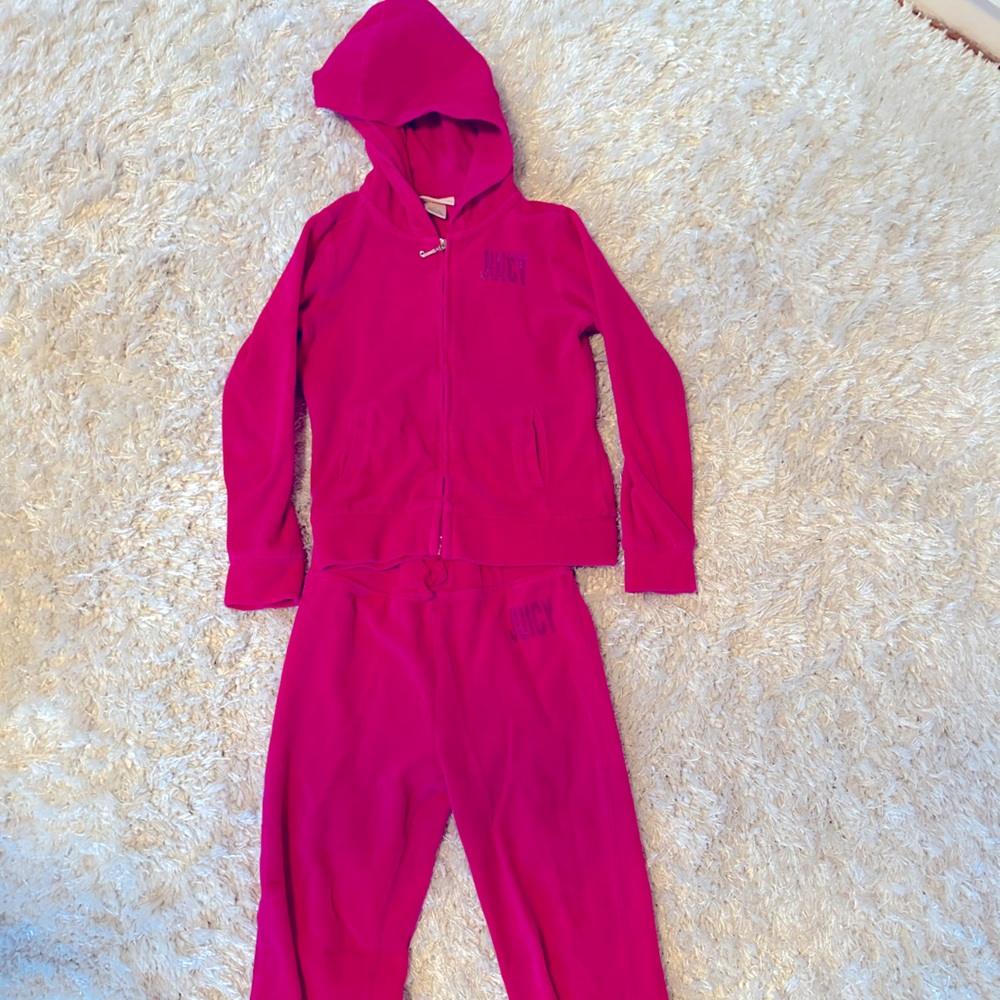 Girls Juicy Velour Tracksuit